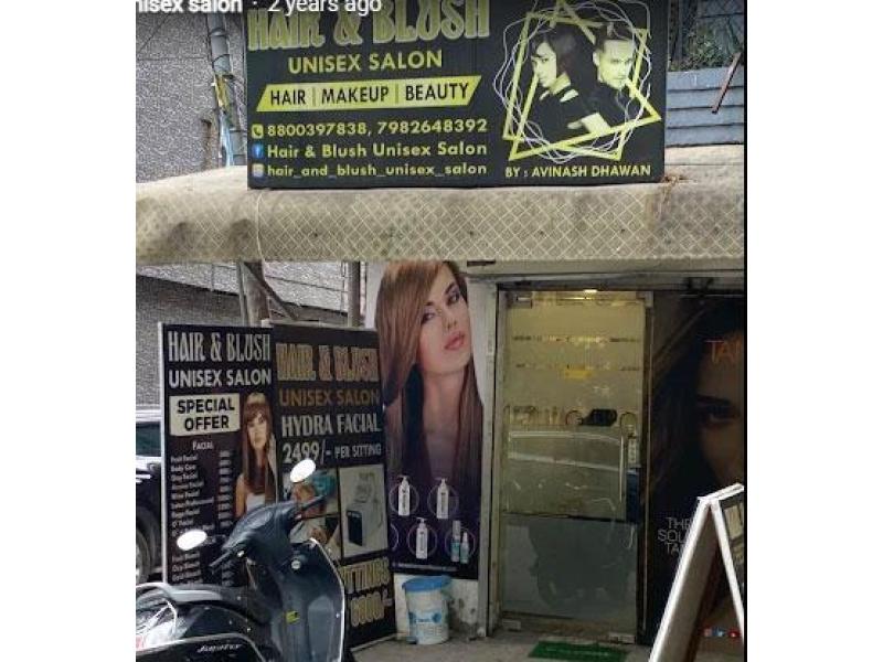 Hair & blush unisex salon